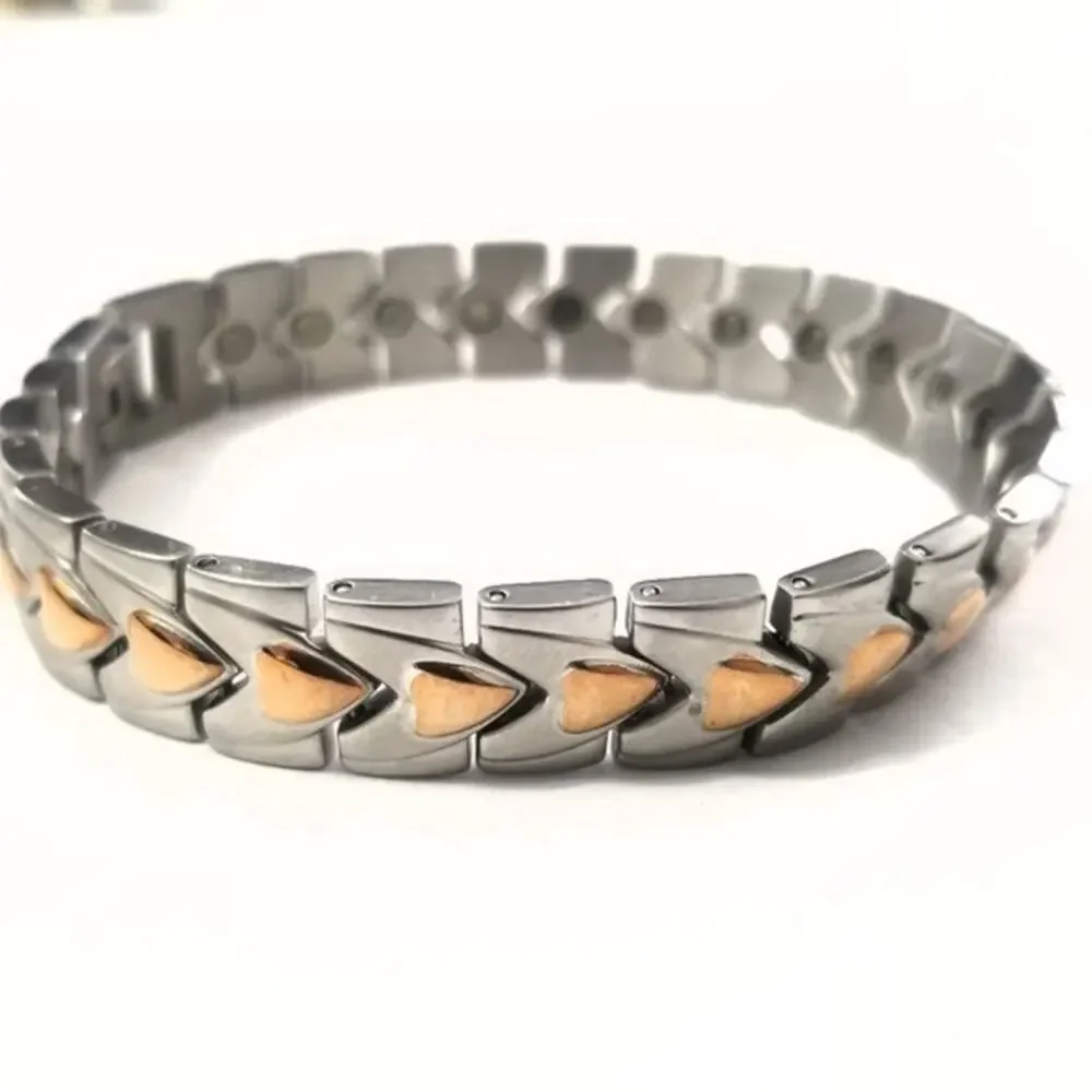 Stainless steel magnetic bracelet‎ 8.5 inches